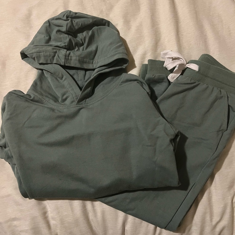 Kids jogger set - pine green